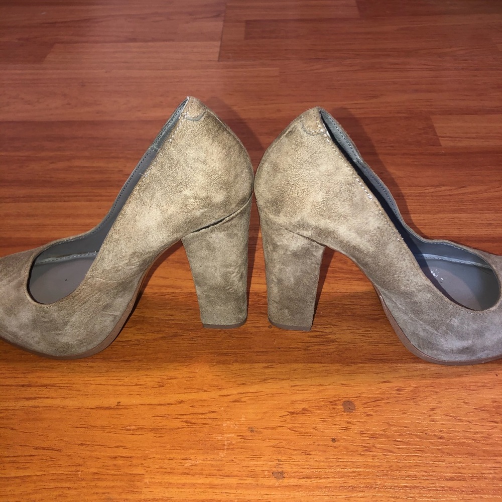 Steve Madden cube heels light brown - Picture 2 of 3